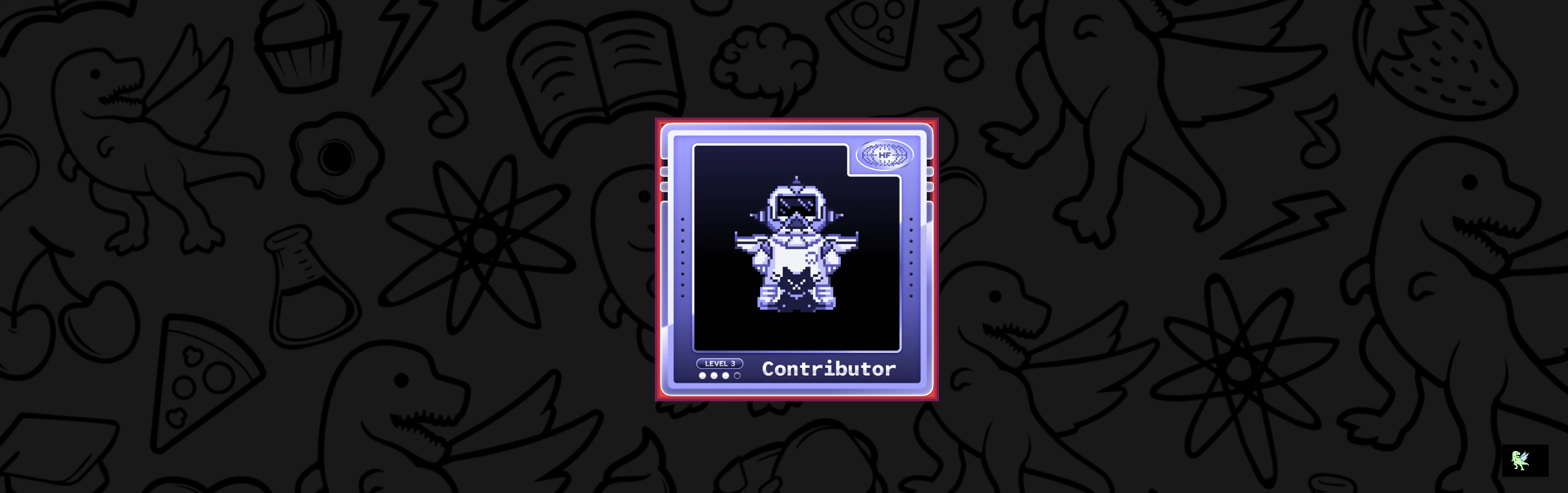 An image of @awesomefp's Holopin badges, which is a link to view their full Holopin profile