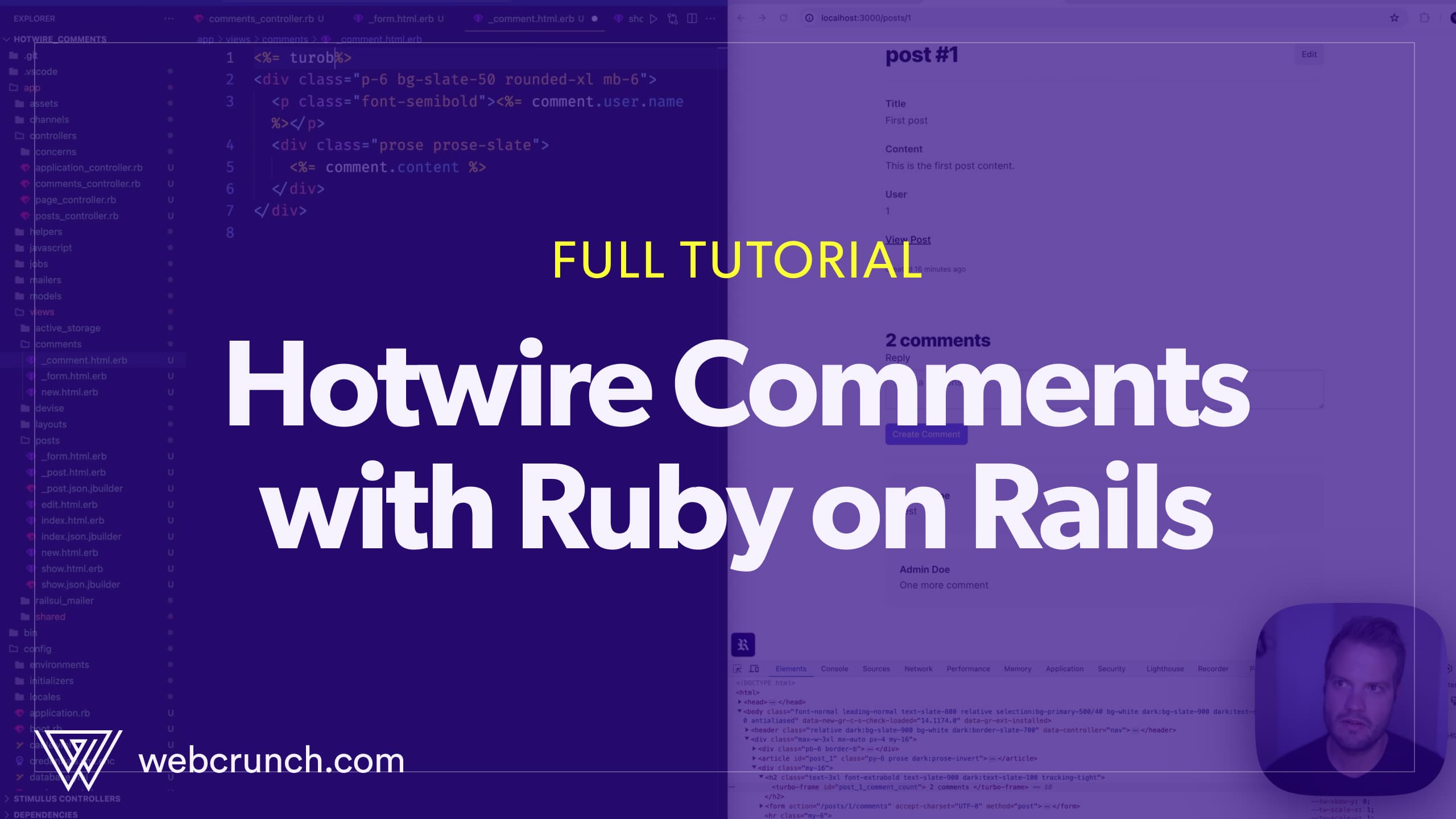 Hotwire Comments with Ruby on Rails