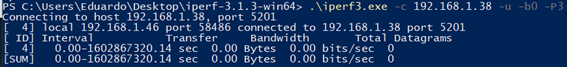 UDP WiFi Parallel