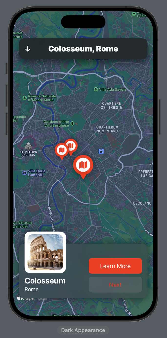 GitHub - ivansaul/SwiftUI-Map-Tour: A minimalistic MapTour app built ...