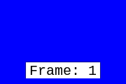 frame number overlay demo