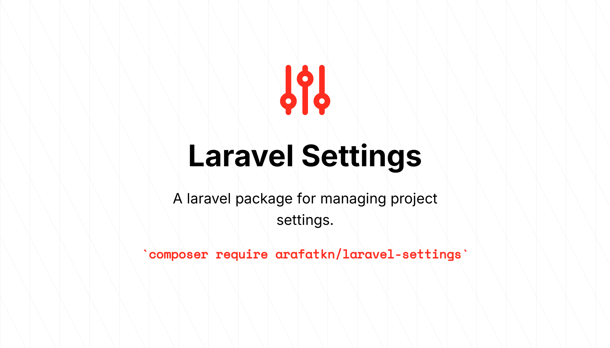 Laravel Settings