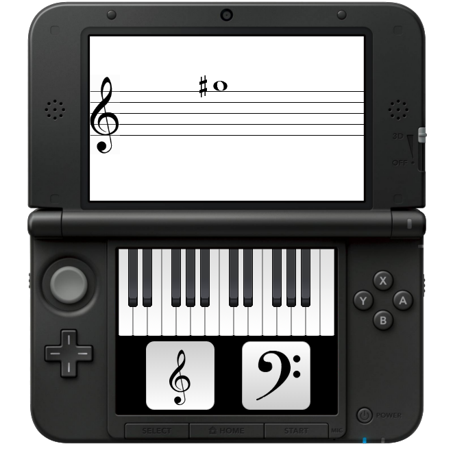 Piano training for 3DS