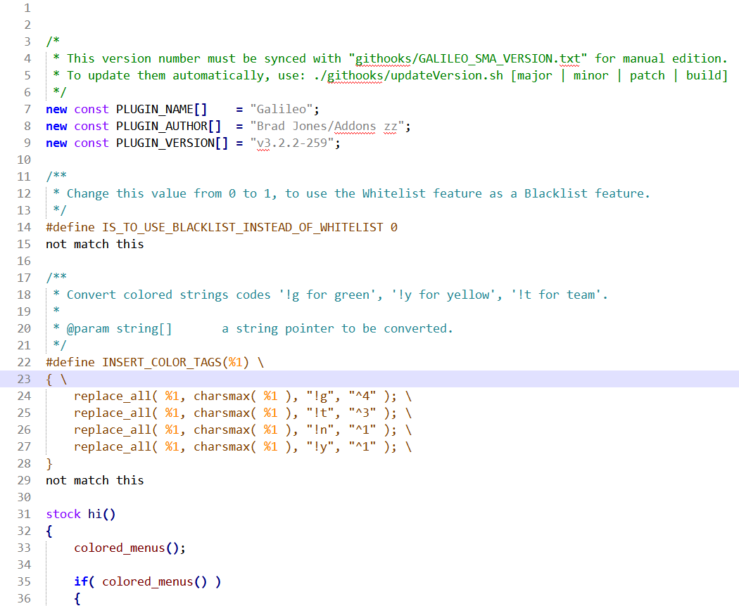 GitHub - evandrocoan/AmxxPawn: Amx Mod X self-contained syntax ...