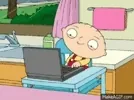 Stewie Griffin Laughing GIF via www.reddit.com