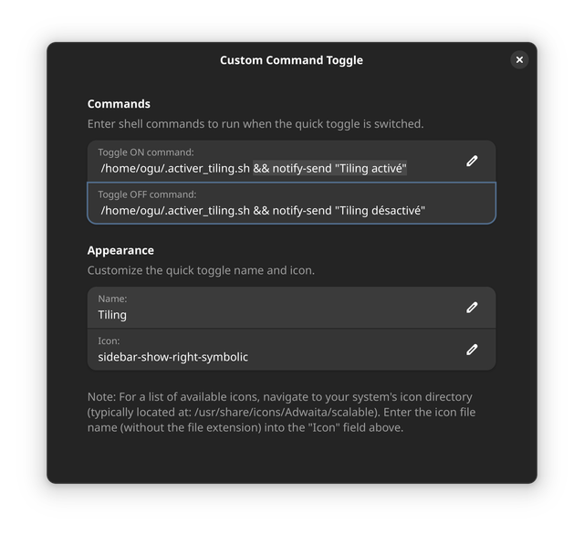 Toggle Tiling