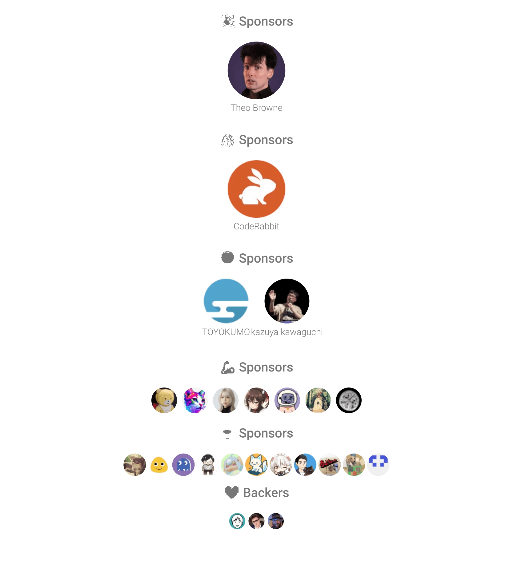 Sponsors