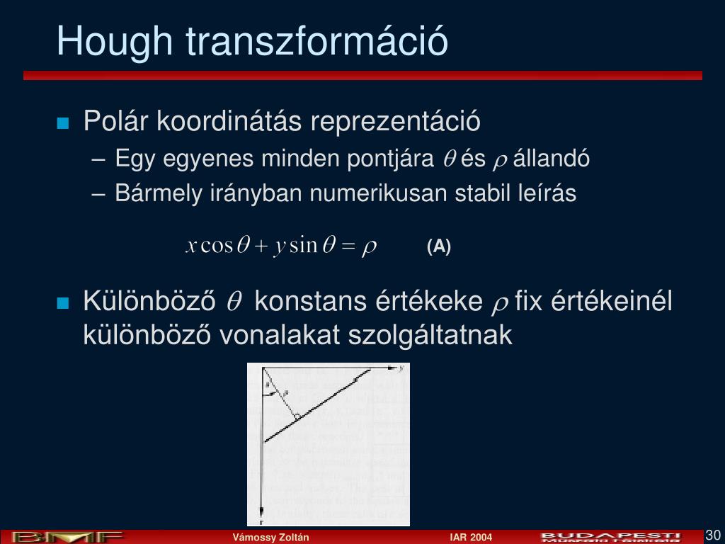 hough transzformáció