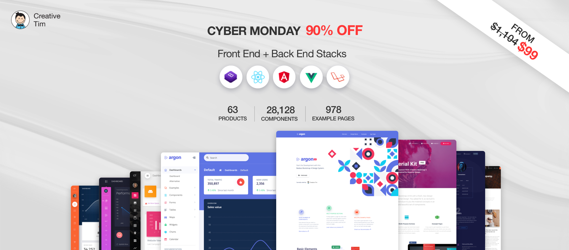 Creative Tim Cyber Monday Offer