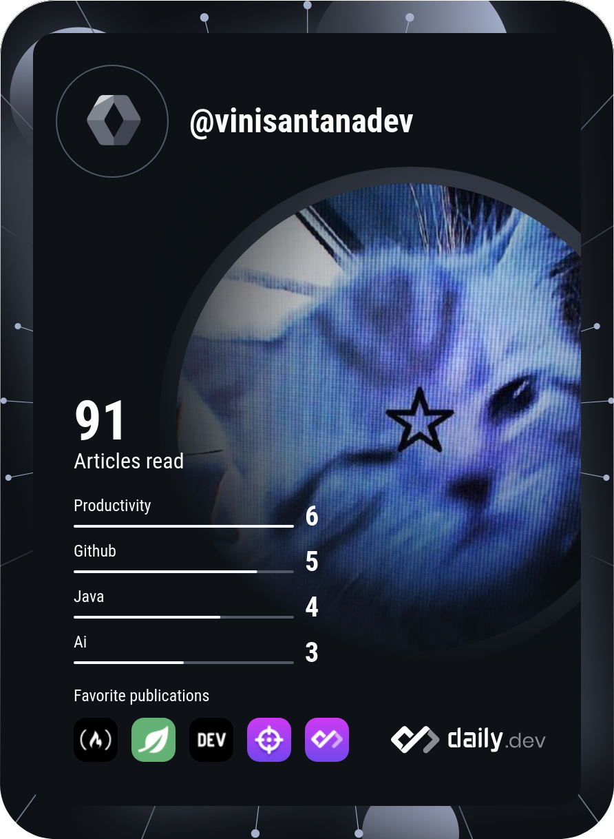 Vinicius Santana's Dev Card