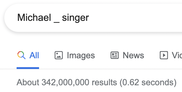 Michael _ singer - Google Search - About 342,000,000 results (0.62 seconds)