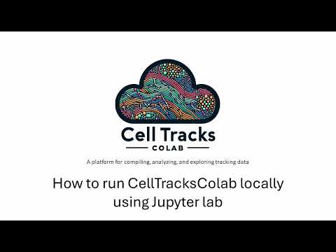 CellTracksColab in Jupyter lab