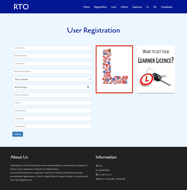 User Registration