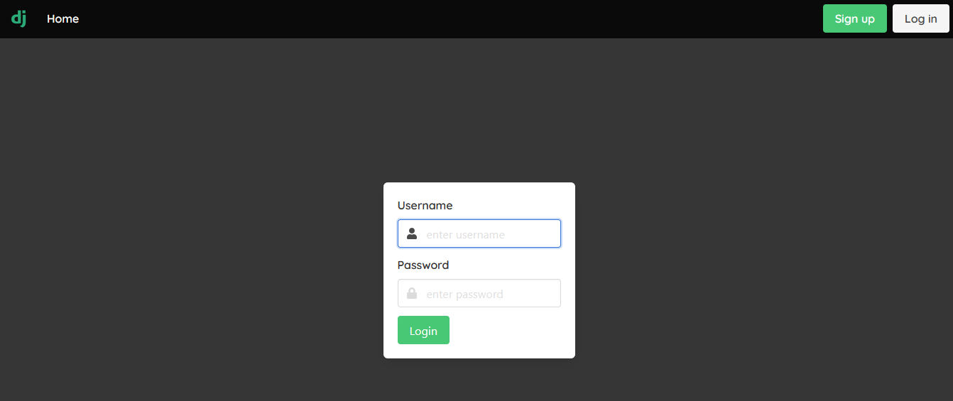 Login Page