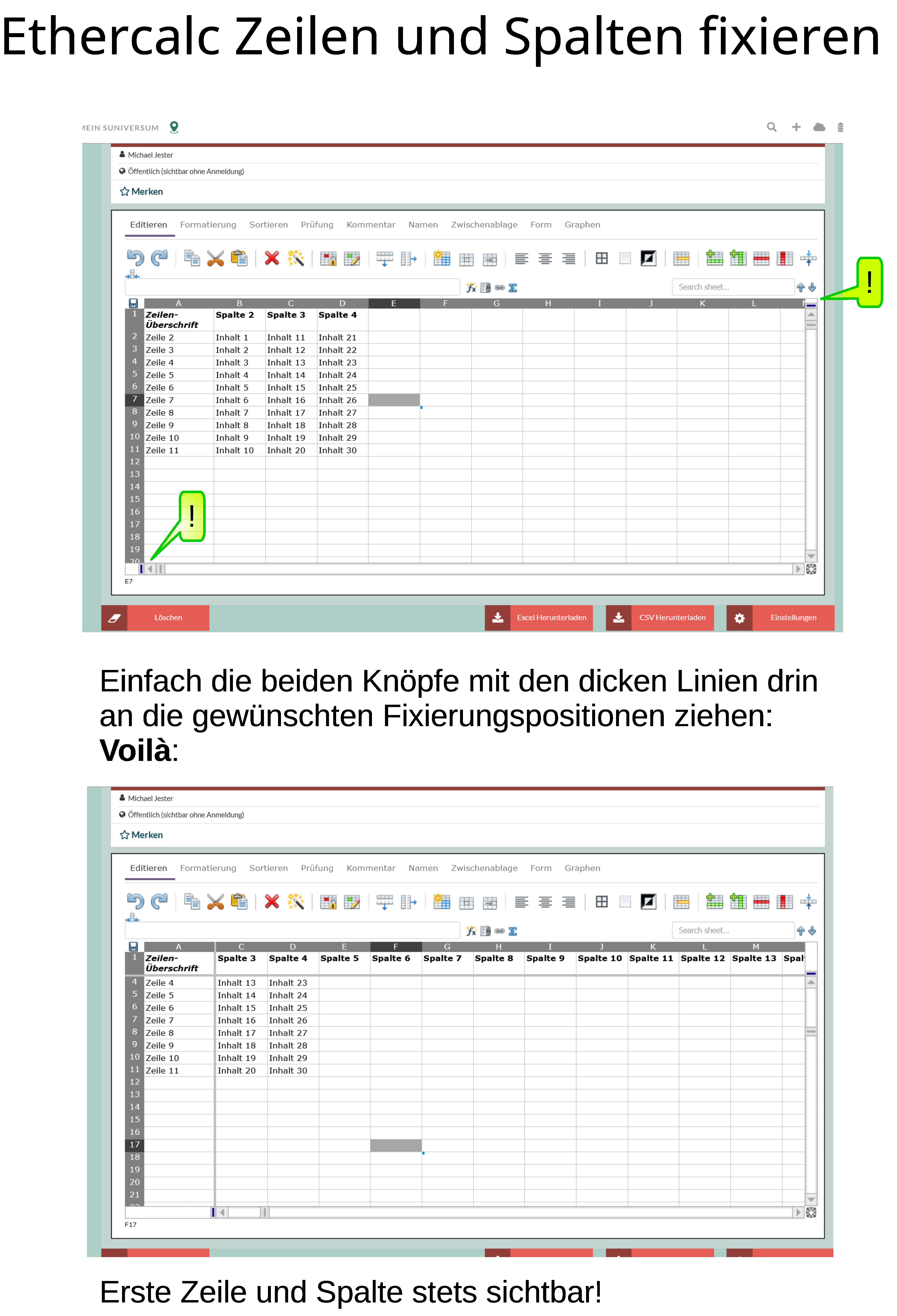 Anleitung als Grafik