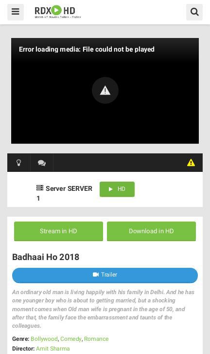 Rdxhd online bollywood movies clearance