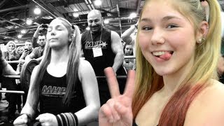 13 year old girl Benches 240lb RAW