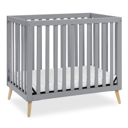 delta-children-essex-convertible-mini-baby-crib-with-2-75-inch-mattress-grey-with-natural-1