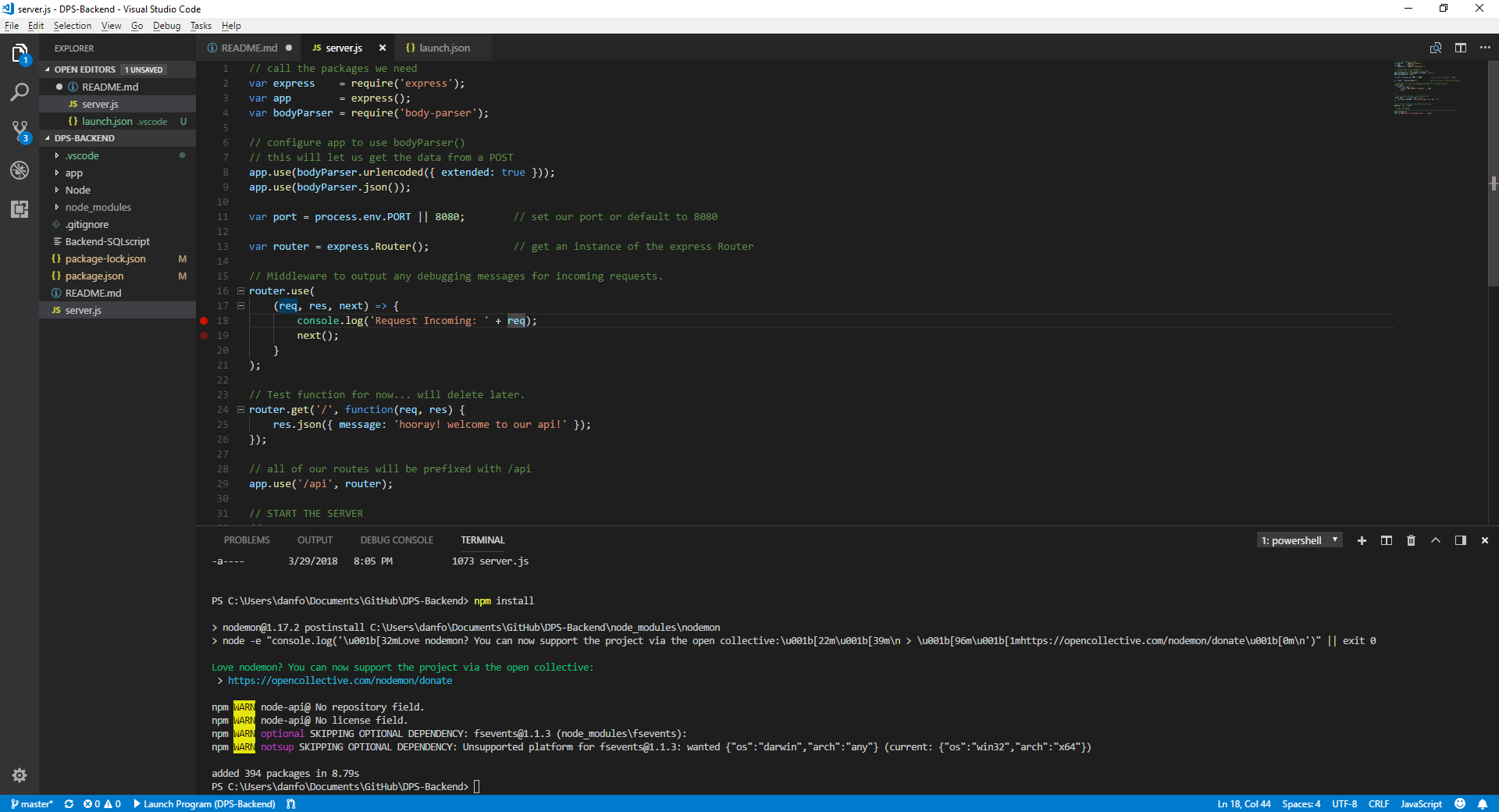 Show Breakpoints