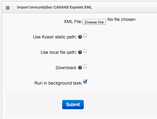 Import CANVAS Exploits