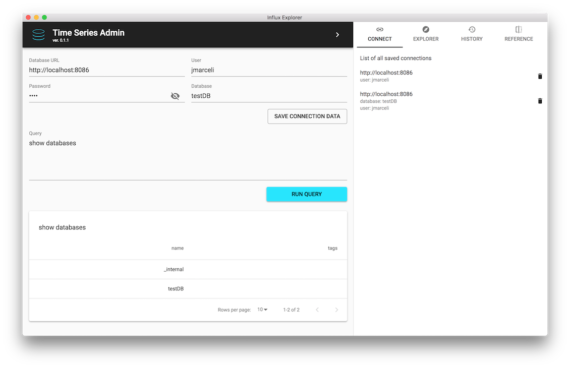 Time Series Admin- project page