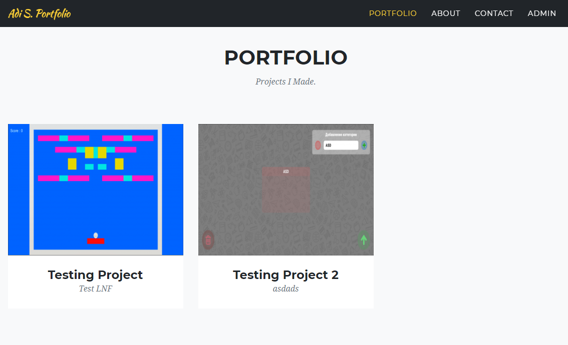 GitHub - madrigals1/portfolio: Portfolio website with DB, using PHP ...