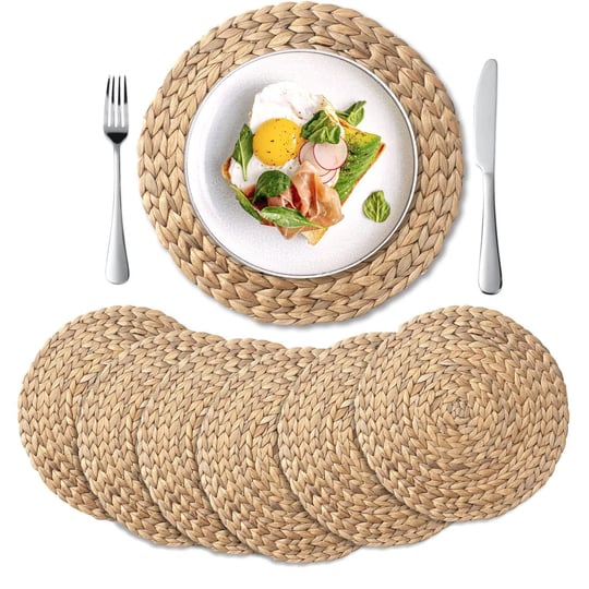yangqihome-6-pack-round-woven-placemats-natural-water-hyacinth-place-mats-braided-straw-table-mats-f-1