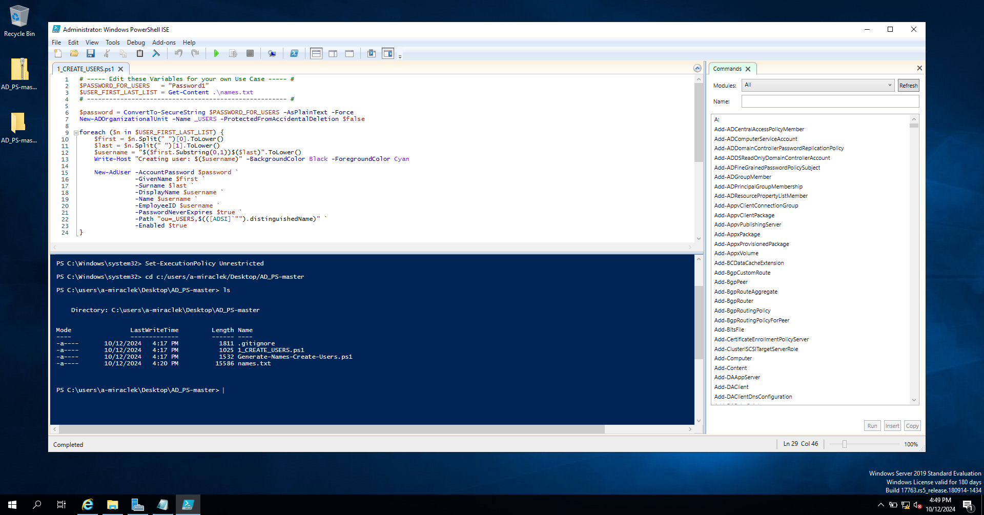 GitHub - lakeside007/PowerShell-automation-for-bulk-AD-users-creation ...