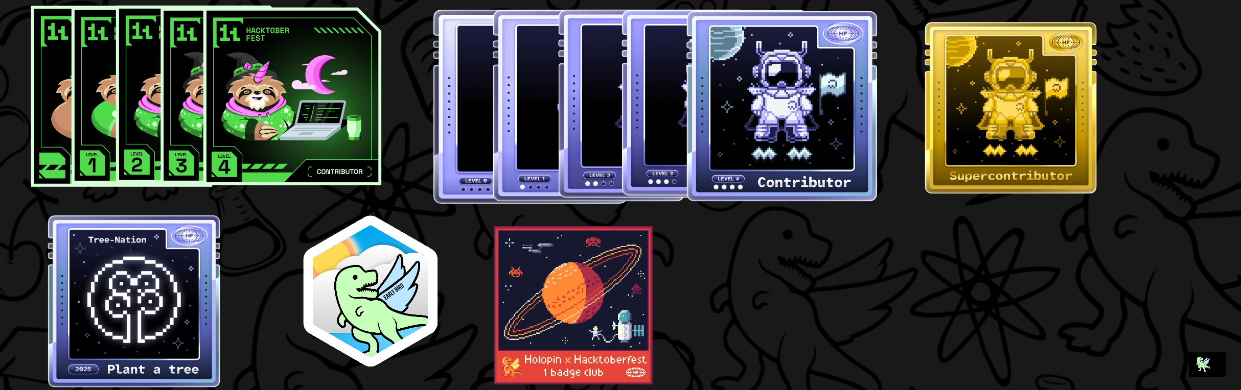 An image of @alisha1510's Holopin badges, which is a link to view their full Holopin profile