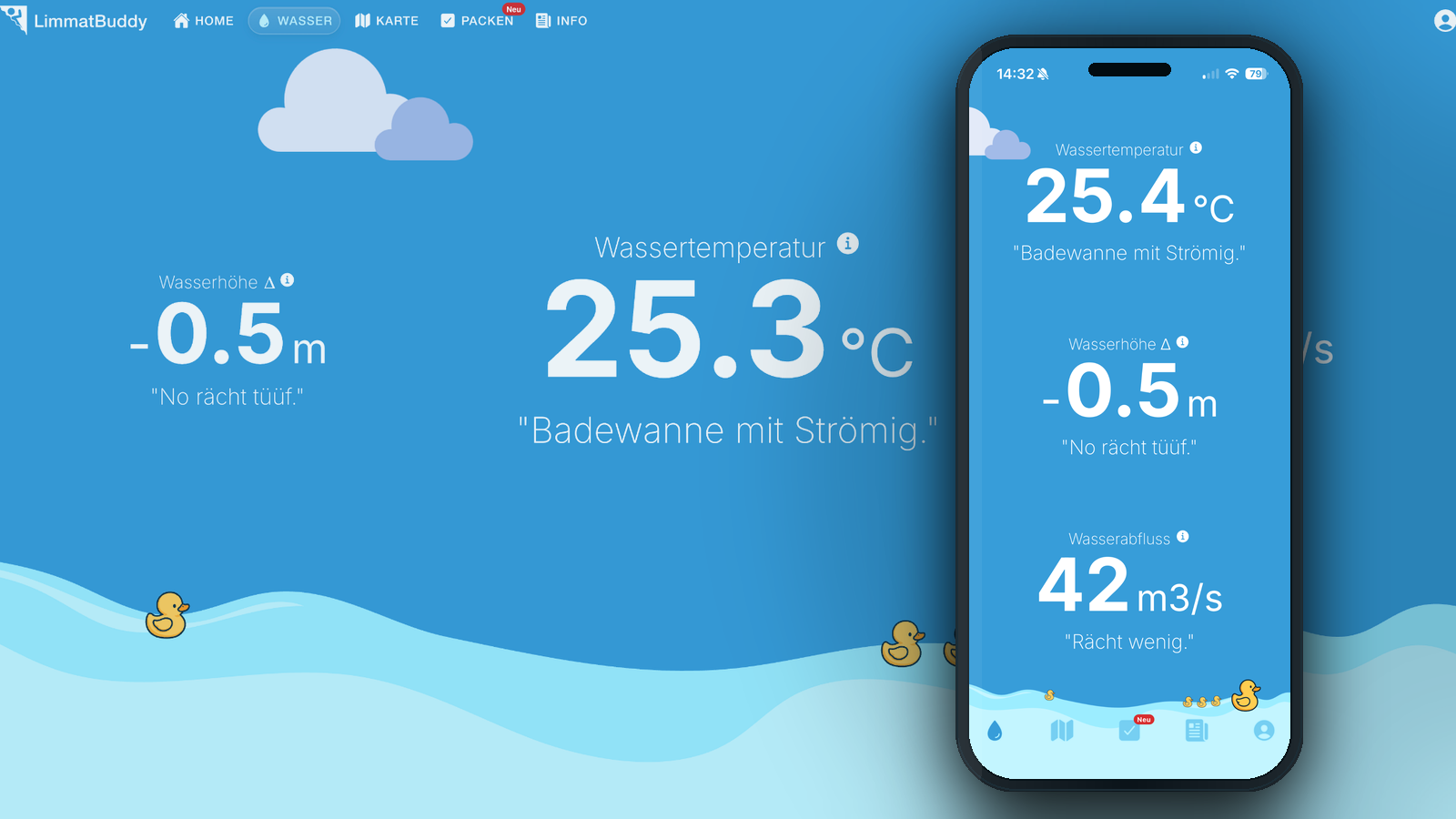 LimmatBuddy web and mobile app