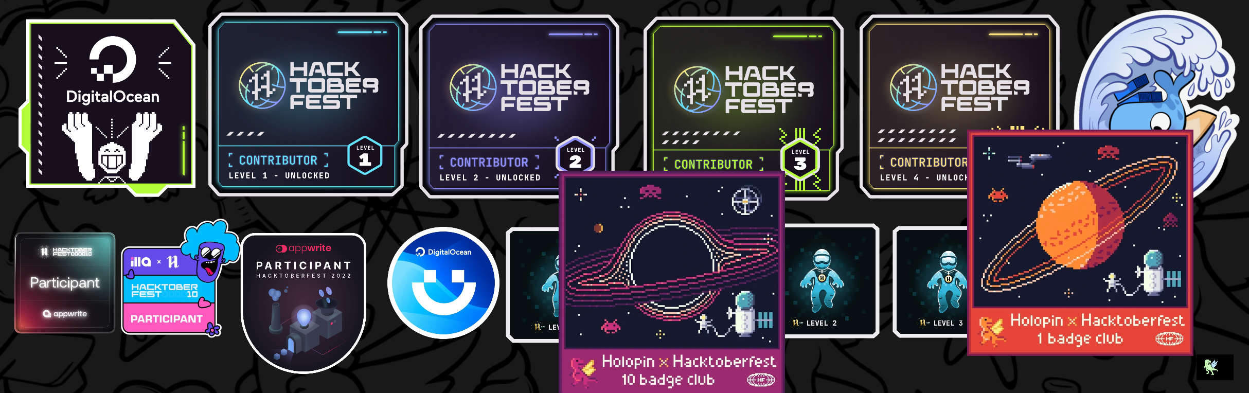 @nyorja1's Holopin board