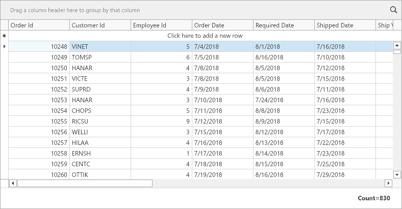 Bind WPF Data Grid to Data