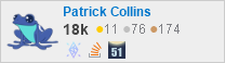 profile for Patrick Collins on Stack Exchange, a network of free, community-driven Q&A sites