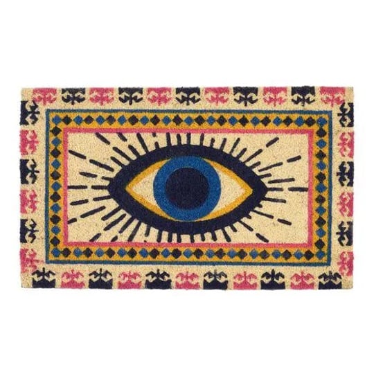 yellow-and-blue-evil-eye-coir-doormat-by-world-market-1