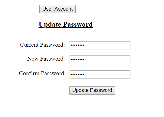 Update Password