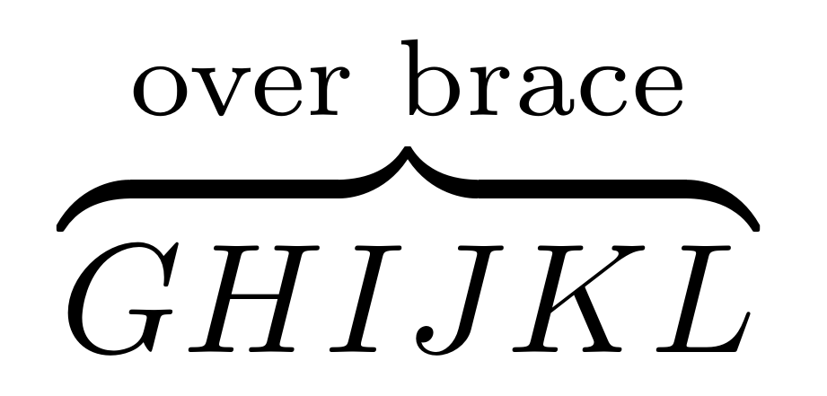 overbrace