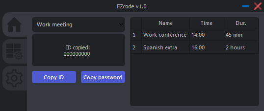 FZcode window