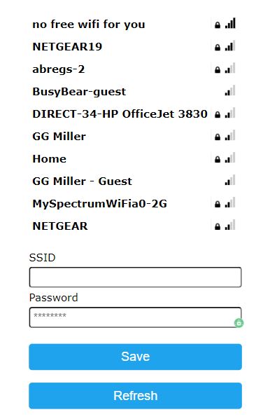 ESP8266 WiFi Captive Portal Configuration