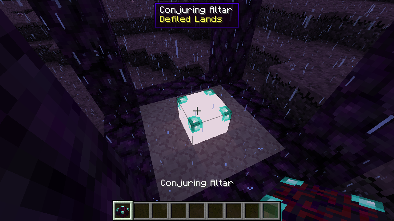 Screenshot of Conjuring Altar