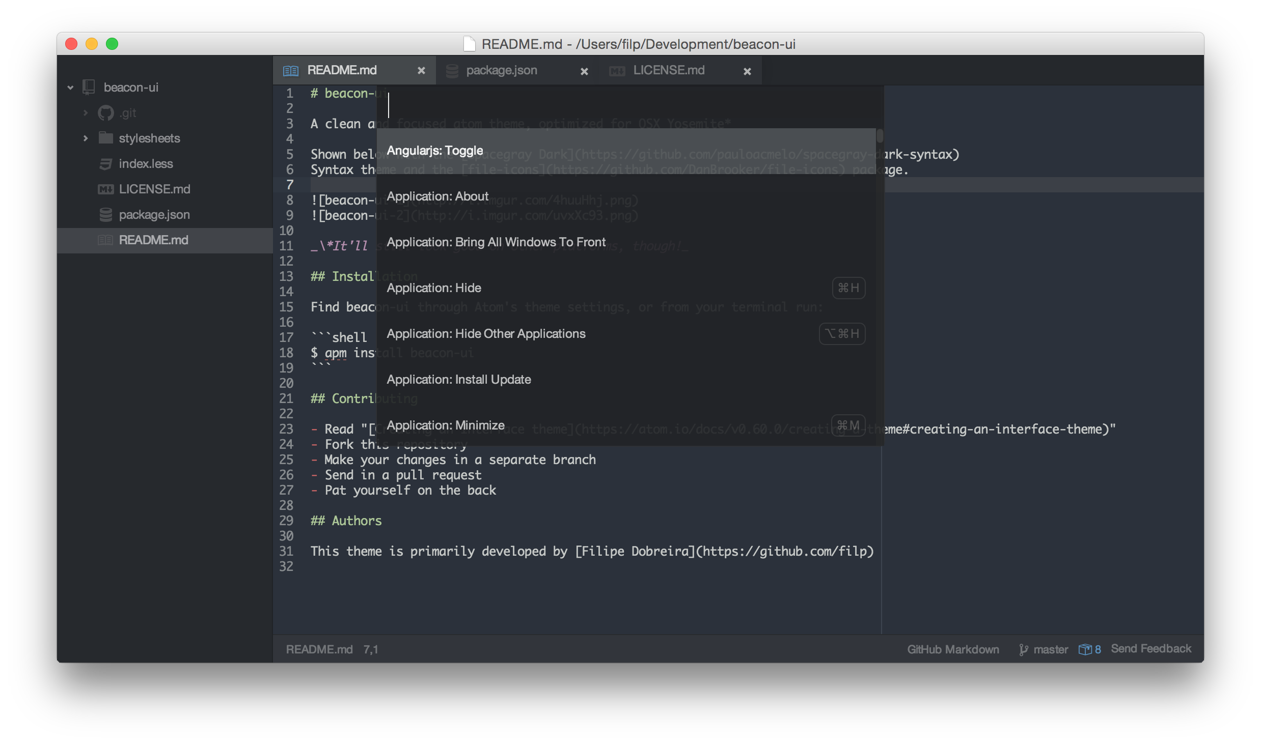 GitHub - filp/beacon-ui: A pretty sweet UI theme for the Atom editor ...