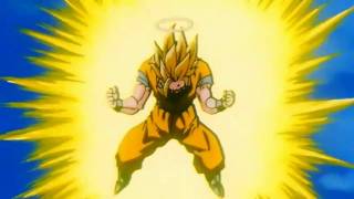 Goku goes Super Saiyan 3 remastered HD  1080p 