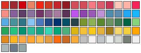 Flat Color Palette