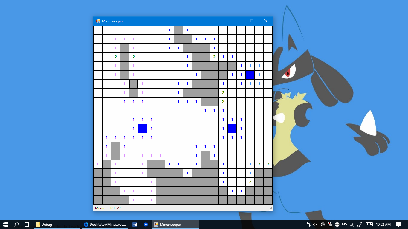 Minesweeper-VB on Windows 10