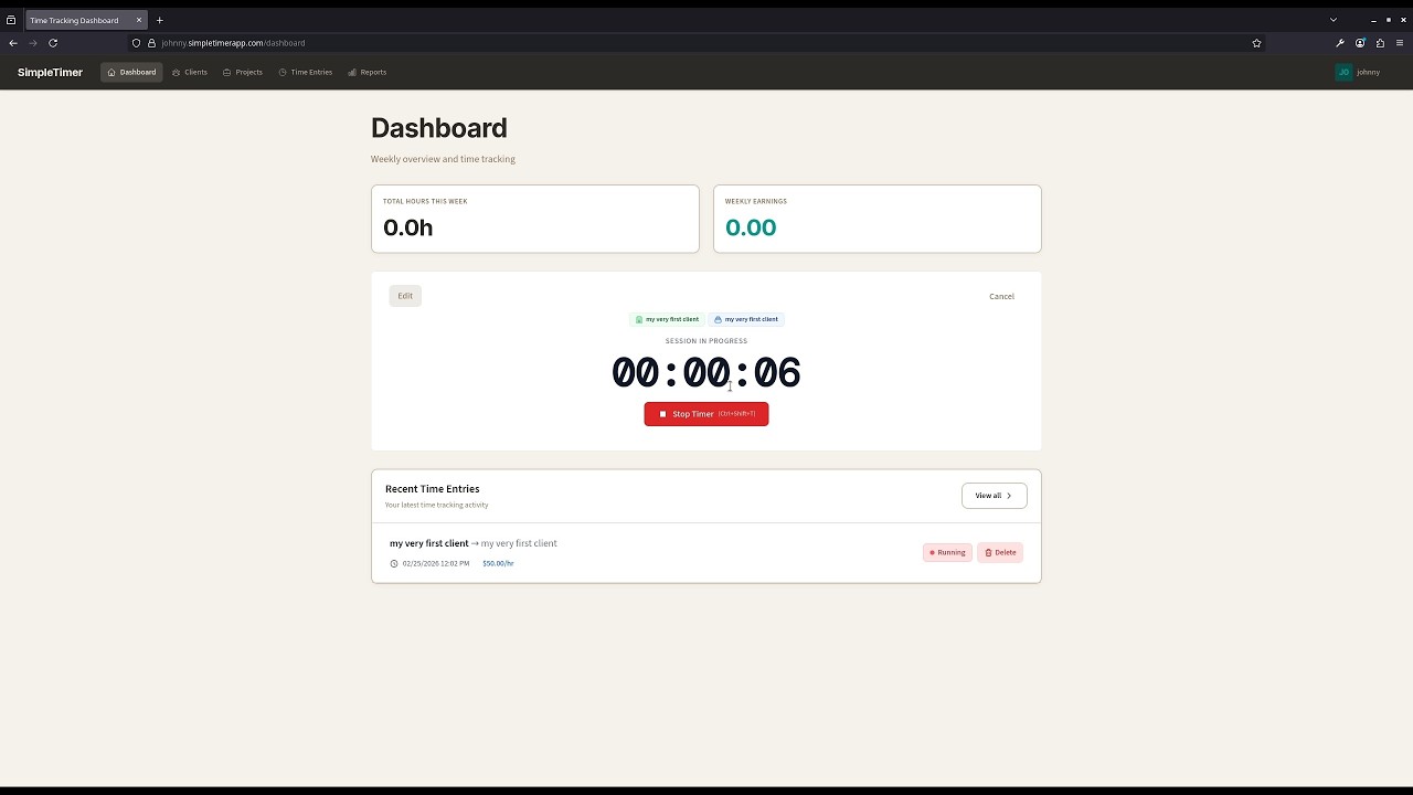 SimpleTimer Demo