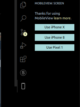 mobileview UI