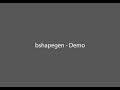 bshapegen - Demo