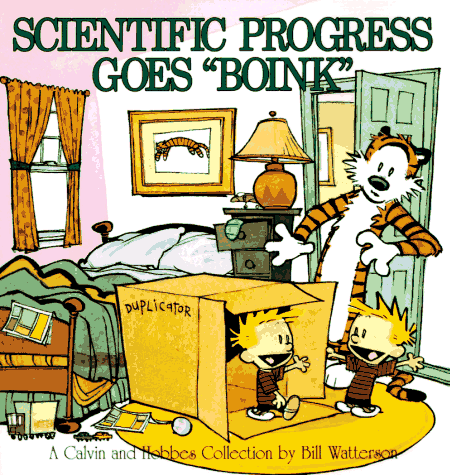 Scientific progress goes boink