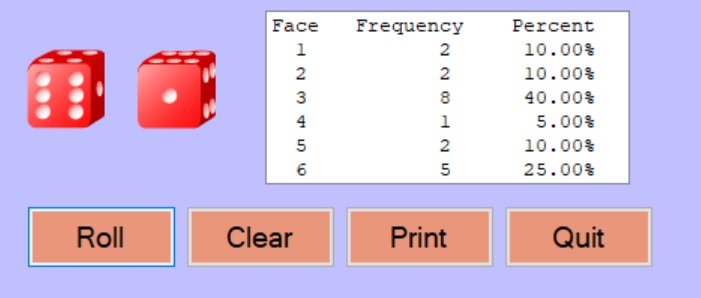 Dice Simulation