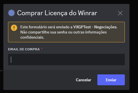 form to connect an email to user order