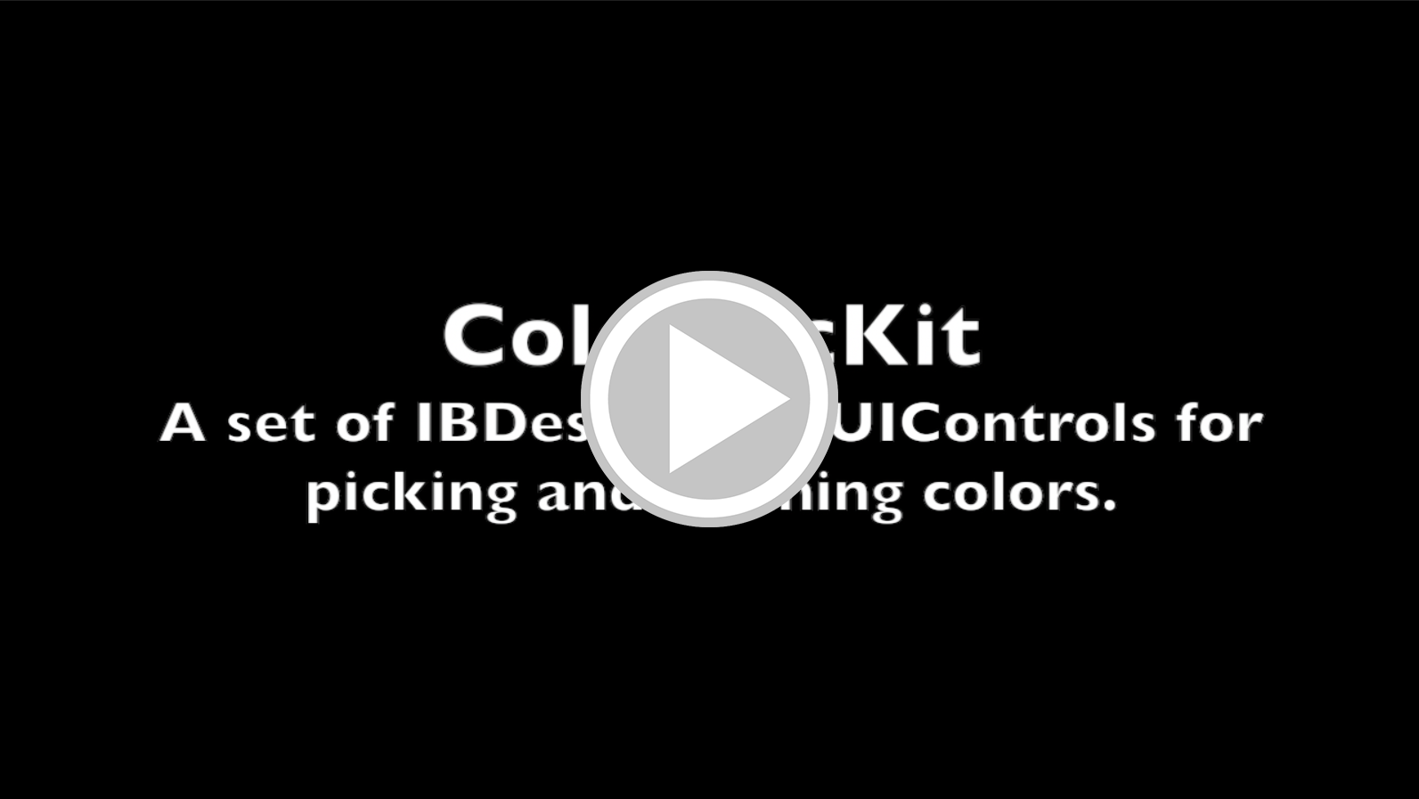 ColorPicKit Video